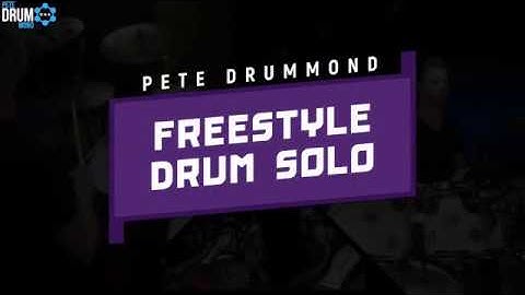 10 minute Drum Solo - Stick Tricks, Polyrhythms, Double Bass Drums, Independence, Linear Chops