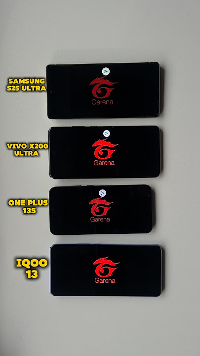 Which Phone DOMINATES Free Fire? 🤯 (S25 Ultra vs X200 Pro vs iQOO 13 vs OnePlus 13s)