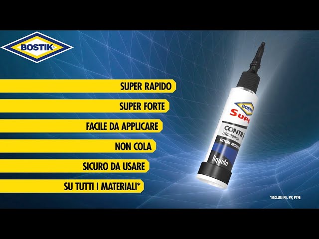 BOSTIK Super Glue Control+, sempre in piedi! 