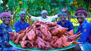 Full Chicken Fry | Yummy Fried Chicken Recipe Cooking In Village | Healthy Country Chicken Recipes