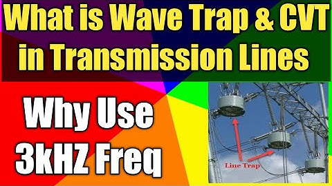 What is Wave Trap| Capacitive Voltage Transformer | Transmission Lines Frequency | Hindi
