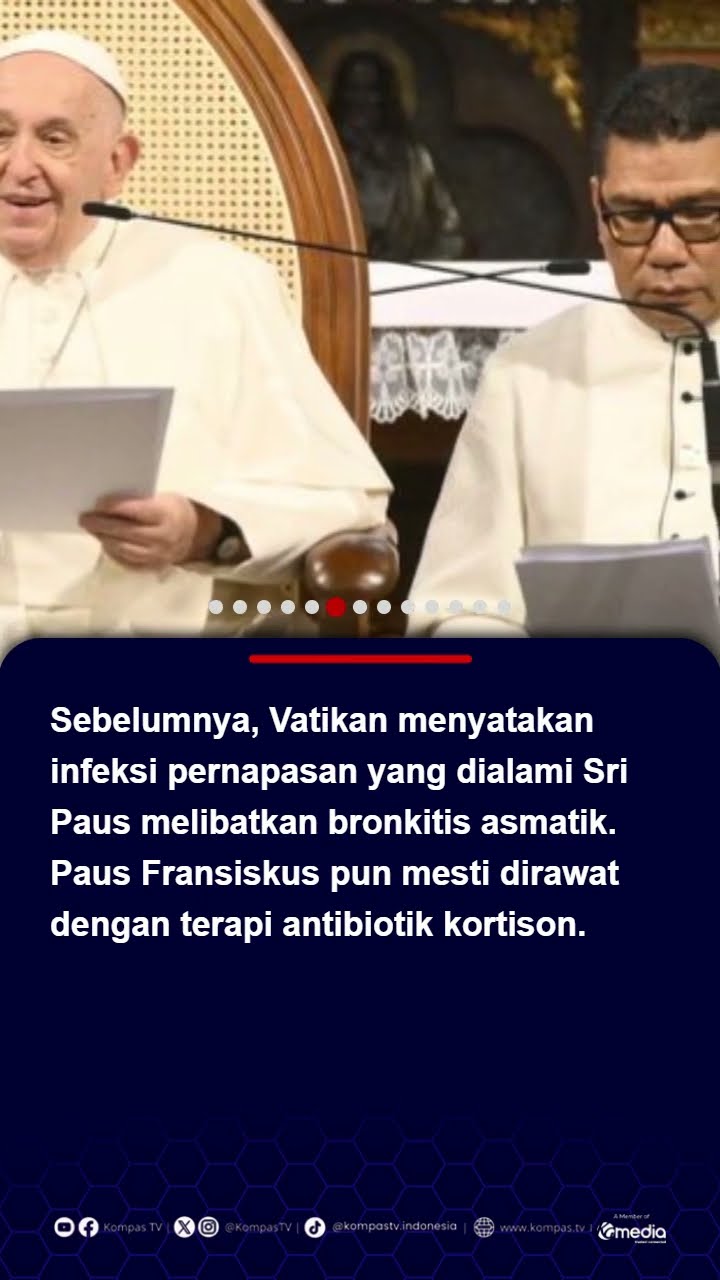 Paus Fransiskus Terkena Pneumonia Bilateral, Vatikan Ungkap Kondisi Terkini #pausfransiskus