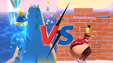 Giant Rush Vs Twerk All Levels Gameplay Android iOS Walkthrough 3DG190
