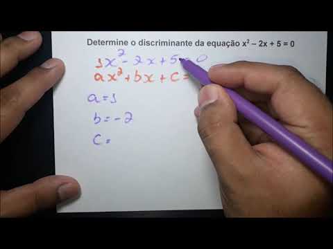 Vídeo: Como Resolver Equações Com Discriminante