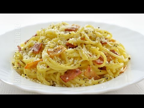 Video: Spaghetti "Carbonara" Cu Ceapa Rosie - Reteta Pas Cu Pas Cu O Fotografie