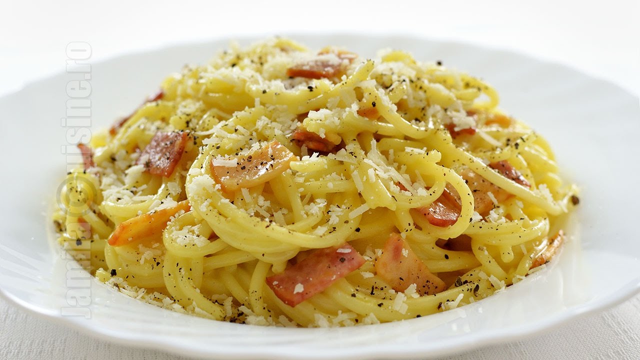 Spaghete carbonara fara smantana  | JamilaCuisine