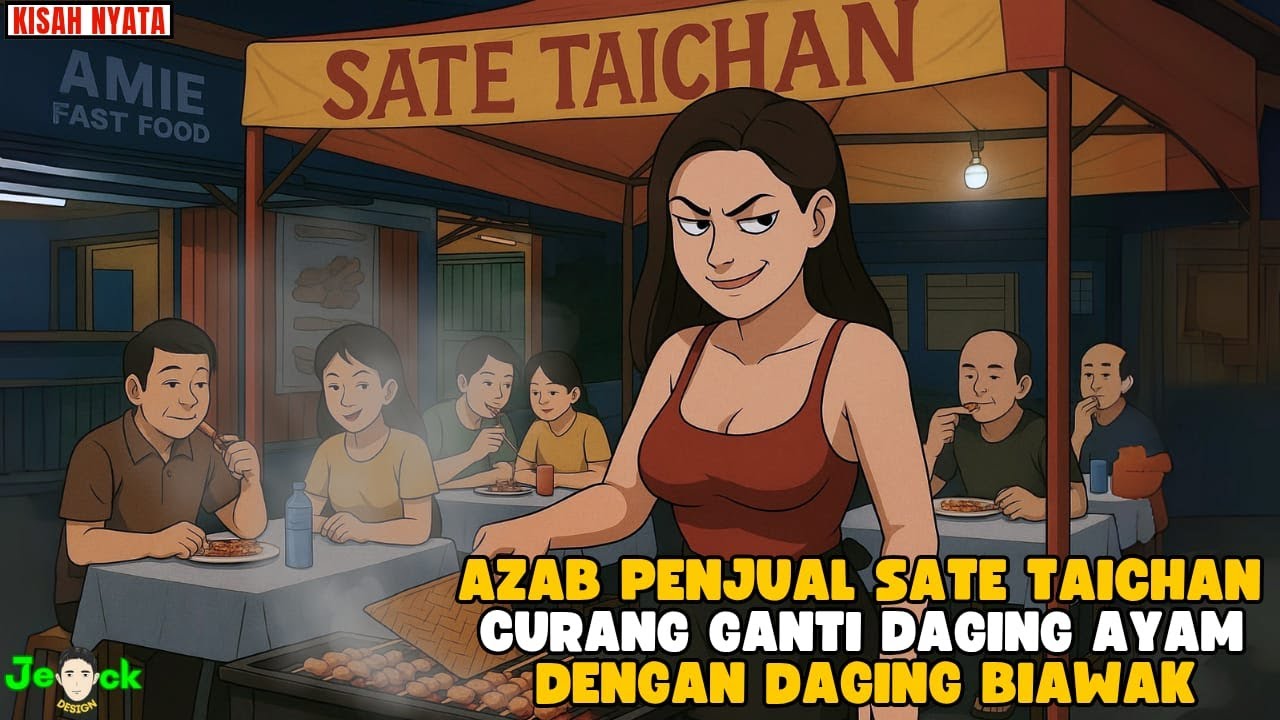 НАКАЗАНИЕ ДЛЯ ТАЙСКОГО ПРОДАВЦА САТЭ, КОТОРЫЙ ЗАМЕНИЛ КУРИНОЕ МЯСО МЯСОМ ЯЩЕРИЦЫ || АНИМАЦИЯ НАКА...