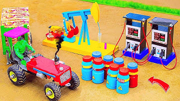 Diy tractor stuck in mud mini science project #44 || @KeepVilla | Tech Creators