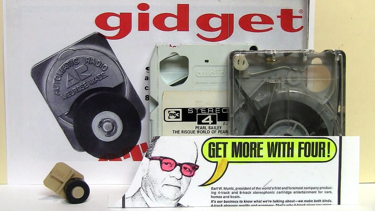 Play 4-track carts in 8-track decks with Gidget