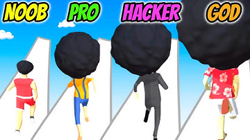 Afro Run - NOOB vs PRO vs HACKER vs GOD