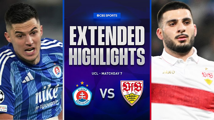 Slovan Bratislava vs. Stuttgart: Extended Highlights | UCL League Phase MD 7 | CBS Sports Golazo