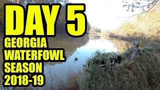 Day 5 of 2018 Ga Waterfowl Season
