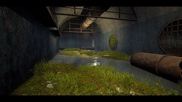 Abandoned Sewer 3ds max unreal engine part- 2