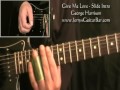 How To Play The Slide Guitar Introduction to George Harrison Give Me Love