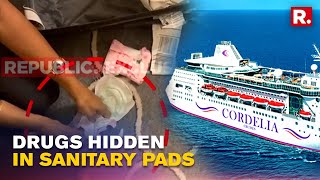 Republic Accesses Video Of NCB's Cruise Raid; Material Seen Hidden In Sanitary Pads