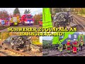 +++ SCHWERER ZUGUNFALL: REGIONALZUG RAMMT AUTO WEG +++ HINTERACHSE ABGERISSEN | TAUSEND SCHUTZENGEL