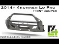 2014+ 4runner Lo Pro installation guide