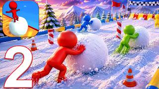 Snow Race - Every Level Gets HARDER Gameplay Walkthrough Part 2 (Android, iOS) screenshot 5