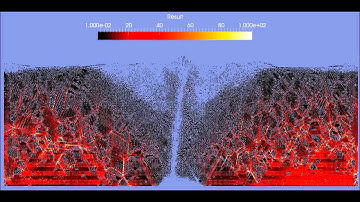 Stress chains in crystal-rich magma