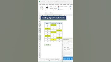 Sum Highlighted Cells in Excel Instantly!🔥#excel #exceltips #exceltricks #excelshorts #ytshorts