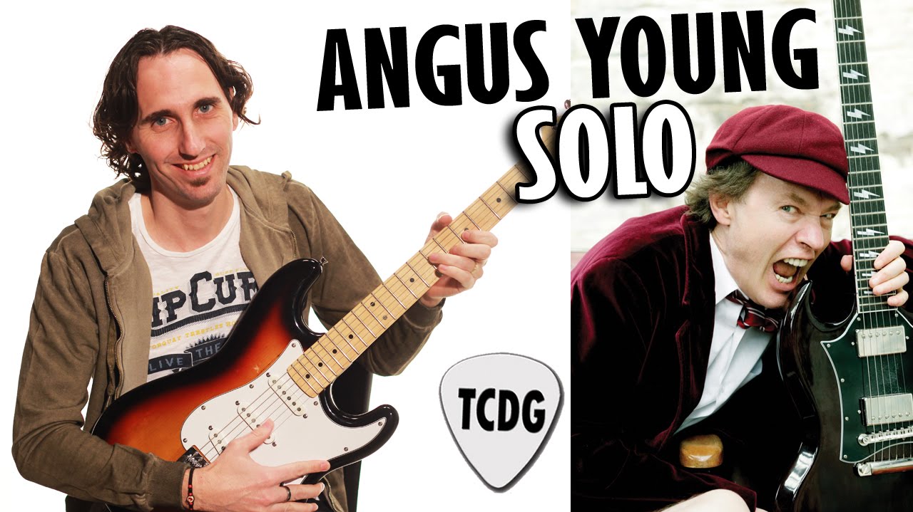 Aprende Como Tocar Guitarra Estilo Angus Young (AC/DC): Solo En Escala ...