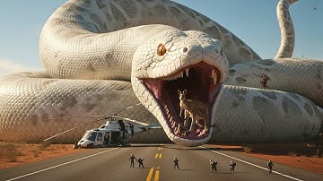 Brave Heroes and Young Boy Save Kangaroo from Giant Python
