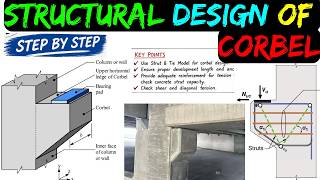Structural Design and detailing of  Corbel &amp; bracket as Per ACI 318-25 || BNBC 2020 |