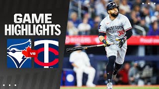 Blue Jays vs. Twins Game Highlights (5/10/24) | MLB Highlights