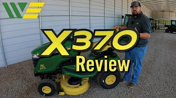 Kolik váží John Deere X370?