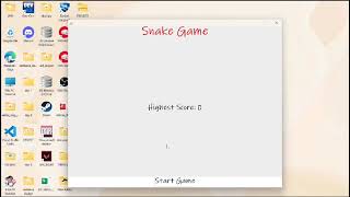 Java Project video of  Snake game