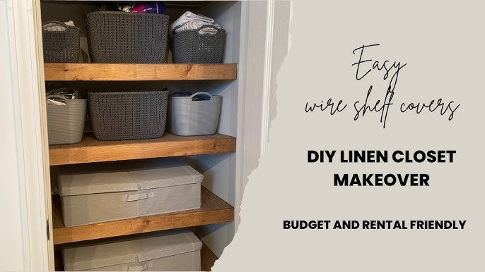 Replace Wire Pantry Shelves on a Budget - Caitlin Marie Design