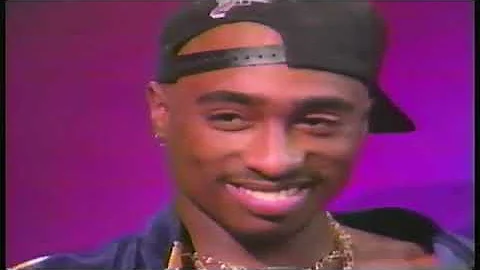 Tupac Shakur 2Pac Interviewed by Host Tanya Hart in 1992, Full interview RARE 480 X 854