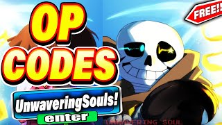 ALL NEW *SECRET CODES* IN ROBLOX UNWAVERING SOUL (new codes in roblox Unwavering Soul ) NEW