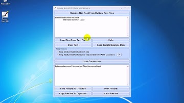 How To Use Remove Non ASCII Characters Software