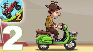 Hill Climb Racing 2 - Part 2 - Gameplay Walkthrough Video (iOS Android)