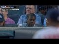 Tracy morgan enjoys game from the first row