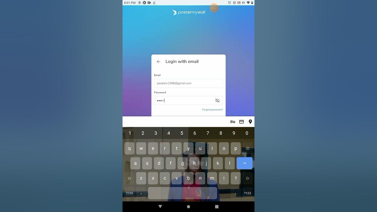 How to login your Postermywall account YouTube