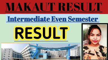 MAKAUT Result || MAKAUT Has Published Intermediate Even Semester Result 2020 ||