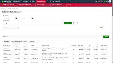 Admin Sales by Seller Work Flow | Spurtcommerce Admin Features