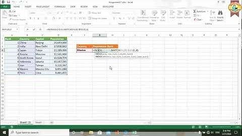 Advance Excel Index & Match Function Ass 11