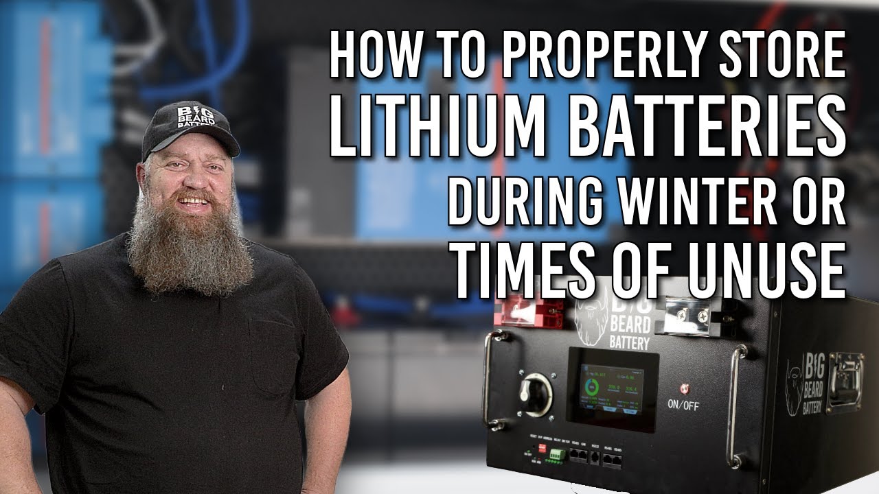 RV Lithium Battery Storage Tips: Prevent Draw & Damage