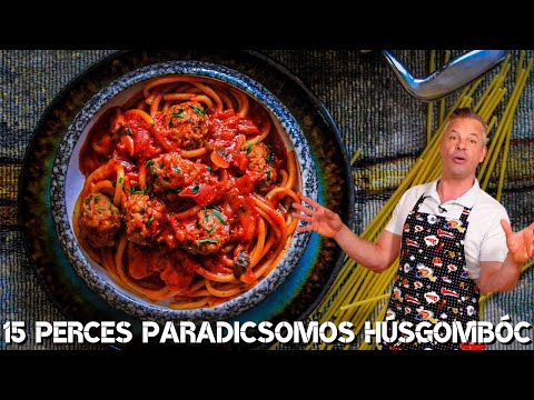 Videó: Hal Húsgombóc Paradicsomban