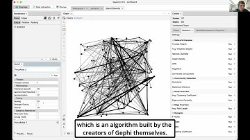 Introduction to Network Data Analysis and Visualisation with Gephi