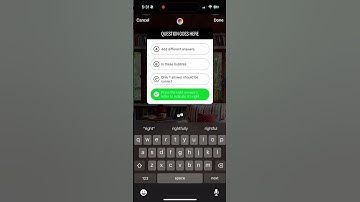 INSTAGRAM STORY: QUIZ ANSWER SELECTION