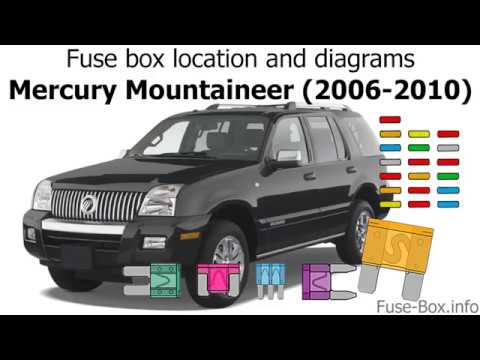 Fuse box location and diagrams: Mercury Mountaineer (2006-2010)