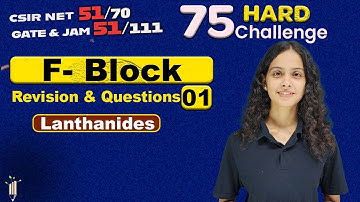 F Block 01 | 75 Hard Challenge | IIT JAM | CSIR NET | GATE 2024 | Vigyan Vriksh
