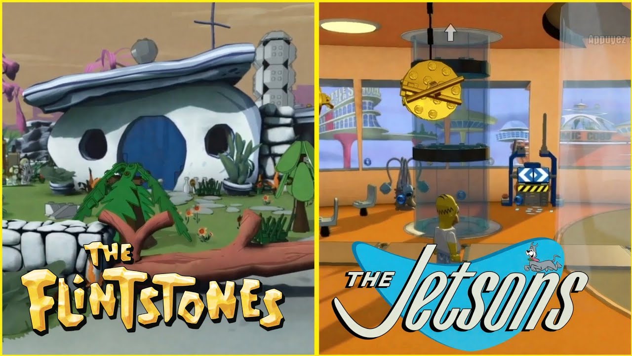 The Flinstones and Jetsons Secret Areas in Lego Dimensions |4K Full HD