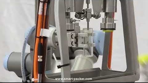 Automatic robot hand high speed bottle tube filling machine with sorter feeder system