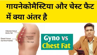 Chest Fat and Gynecomastia Difference ( in Hindi )