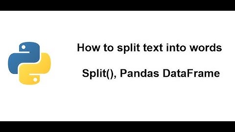 Python Tutorial: How to split string/text into words by number of occurence using Pandas